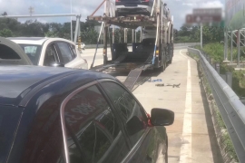 合肥到成都轎車托運現場裝車圖